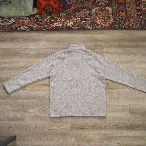 Patagonia Grey Quarter Zip Better Sweater sz L - Picture 7 of 8